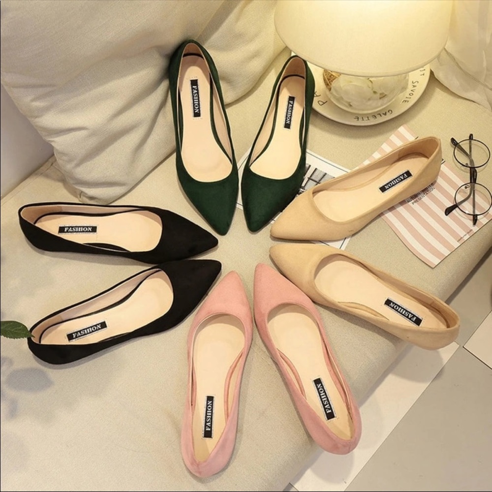 New Women High Fashion Suede Flats